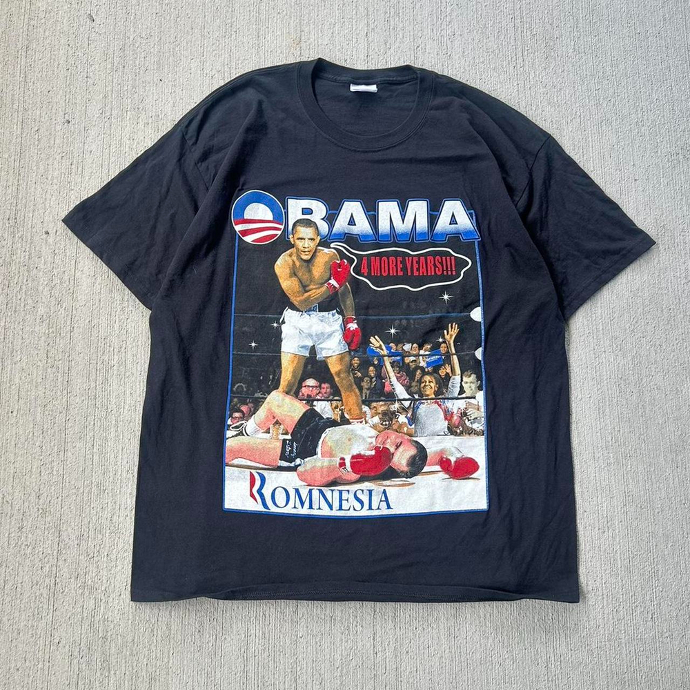 Vintage Men's XL Black Graphic T-shirt